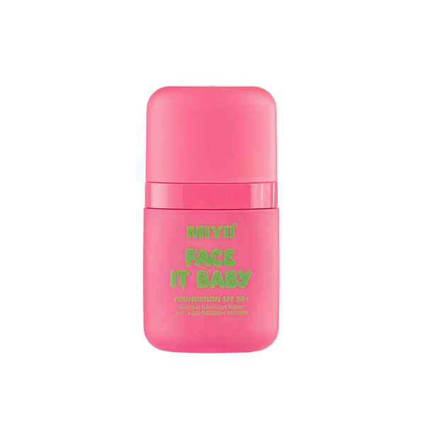 MIYO Face It Baby SPF 50+ FOUNDATION  ميو كريم اساس بعامل حماية من اشعة الشمس