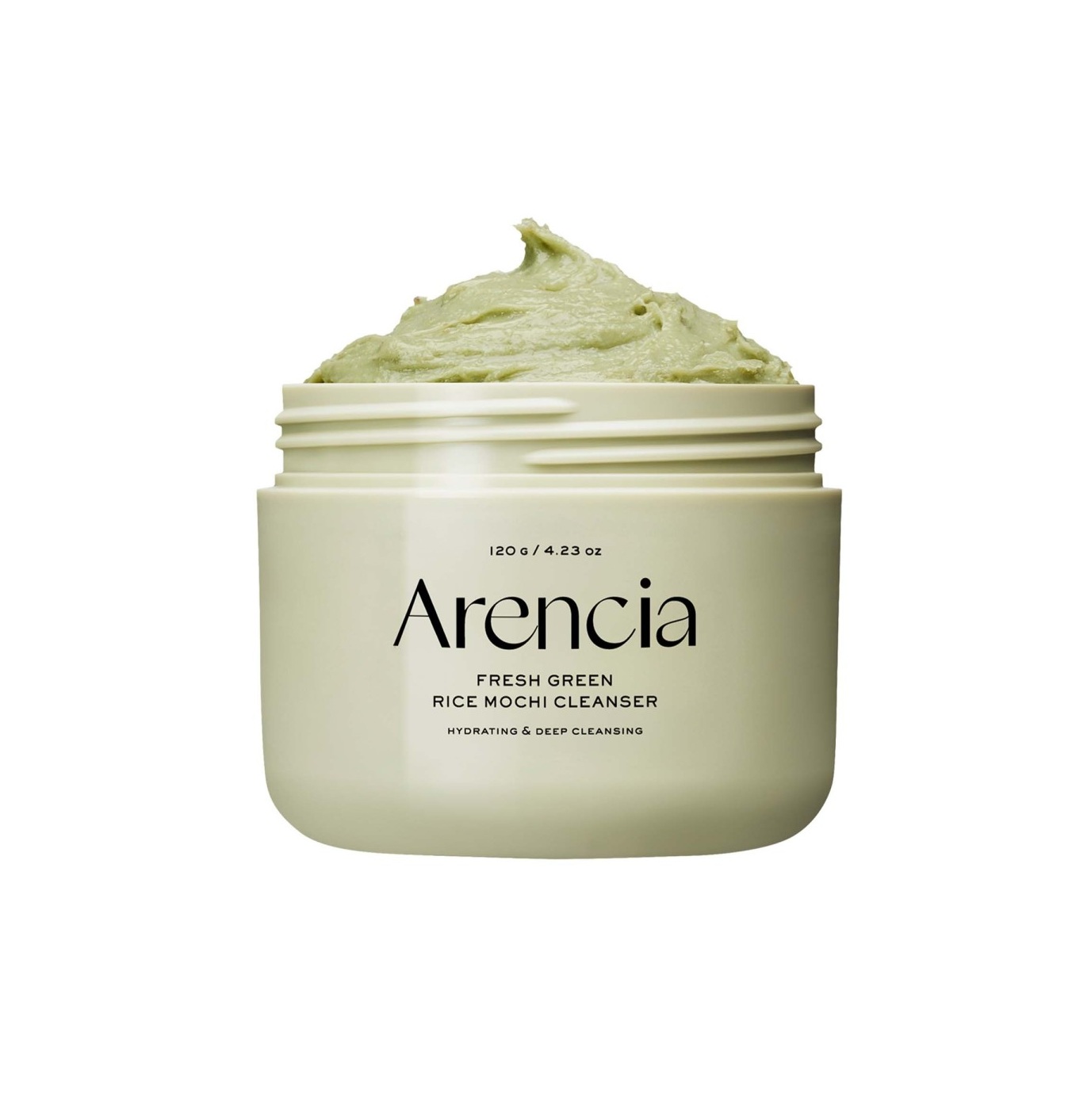 ARENCIA Fresh Green Rice Mochi Cleanser Deep Pore Cleansing 120g  ارينسيا غسول رغوي لطيف ومنقٍ للبشرة