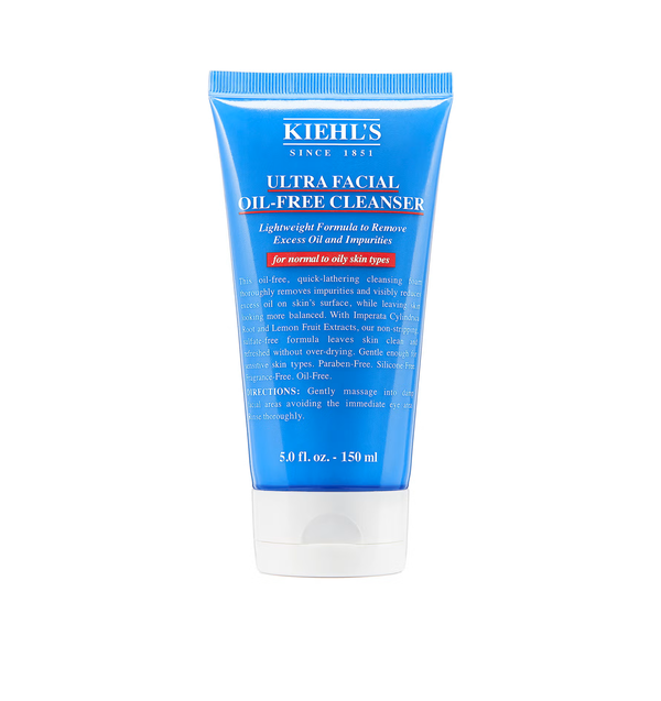 KIEHLS Ultra Facial Oil-Free Cleanser 150ml كيلز غسول خالي من الزيوت ينظف المكياج والشوائب بفعالية