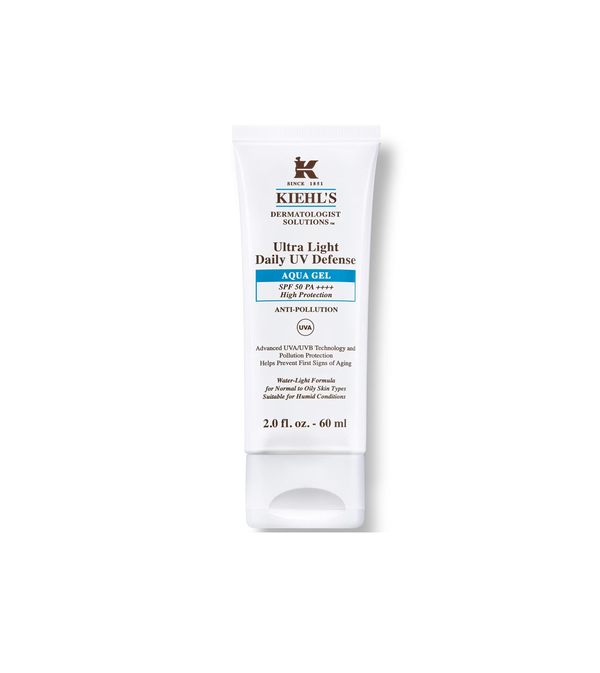 KIEHL’S Ultra Light Daily UV Defense Aqua Gel Spf 50+ pa++++ 60ml كيلز واقي من اشعة الشمس للبشرة الدهنية