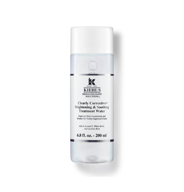 KIEHLS Clearly Corrective Brightening & Soothing Treatment Water 200ml كيلز سيروم مائي يعمل على ترطيب و تفتيح البشرة ويهدئها، ويساعد على توحيد لونها