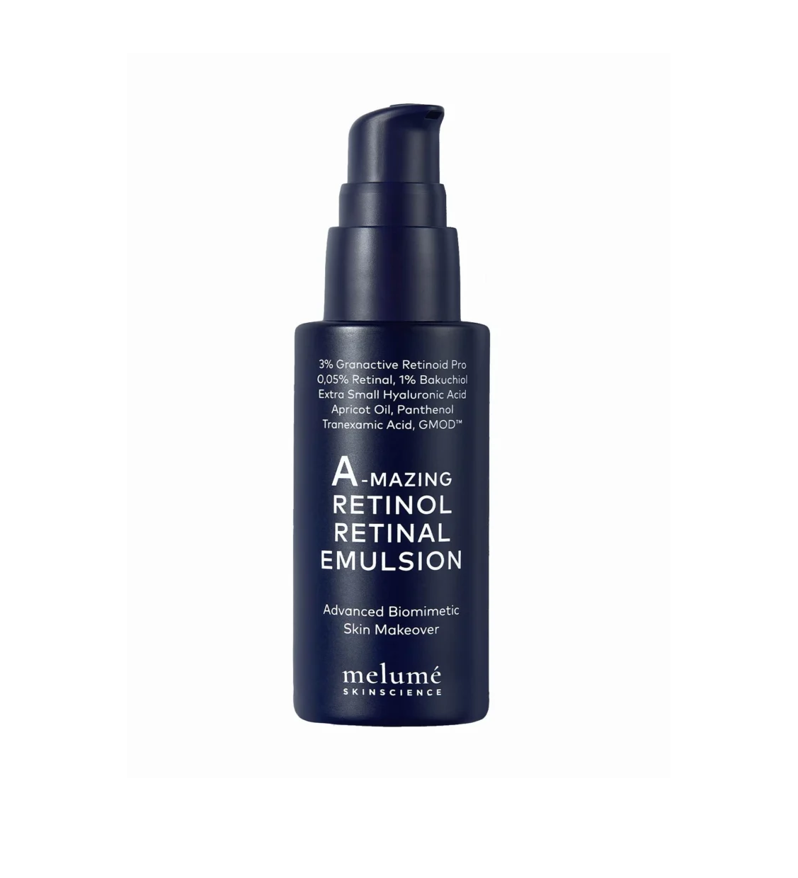 MELUME A-mazing Retinol Emulsion 30ml ميلومي كريم ليلي يجدد البشرة، يعزز الكولاجين، يحسن المرونة ويخفف التجاعيد