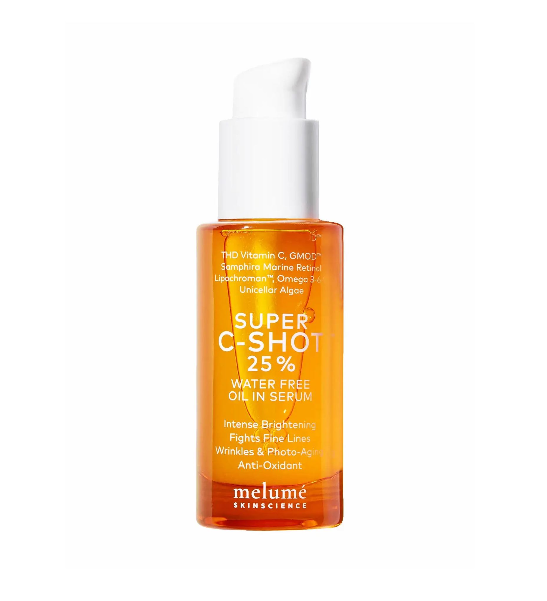 MELUME Super C-shot 25% 30ml سيروم يفتح البشرة، يوحّد لونها و يقلل التصبغات