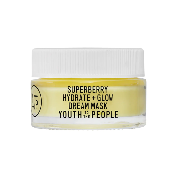 YOUTH TO THE PEOPLE Superberry Hydrate + Glow Dream Overnight Mask 15ml يوث تو بيبول ماسك ليلي مرطب بفيتامين C والتوت يرطب البشرة ويملؤها ويمنحها إشراقة