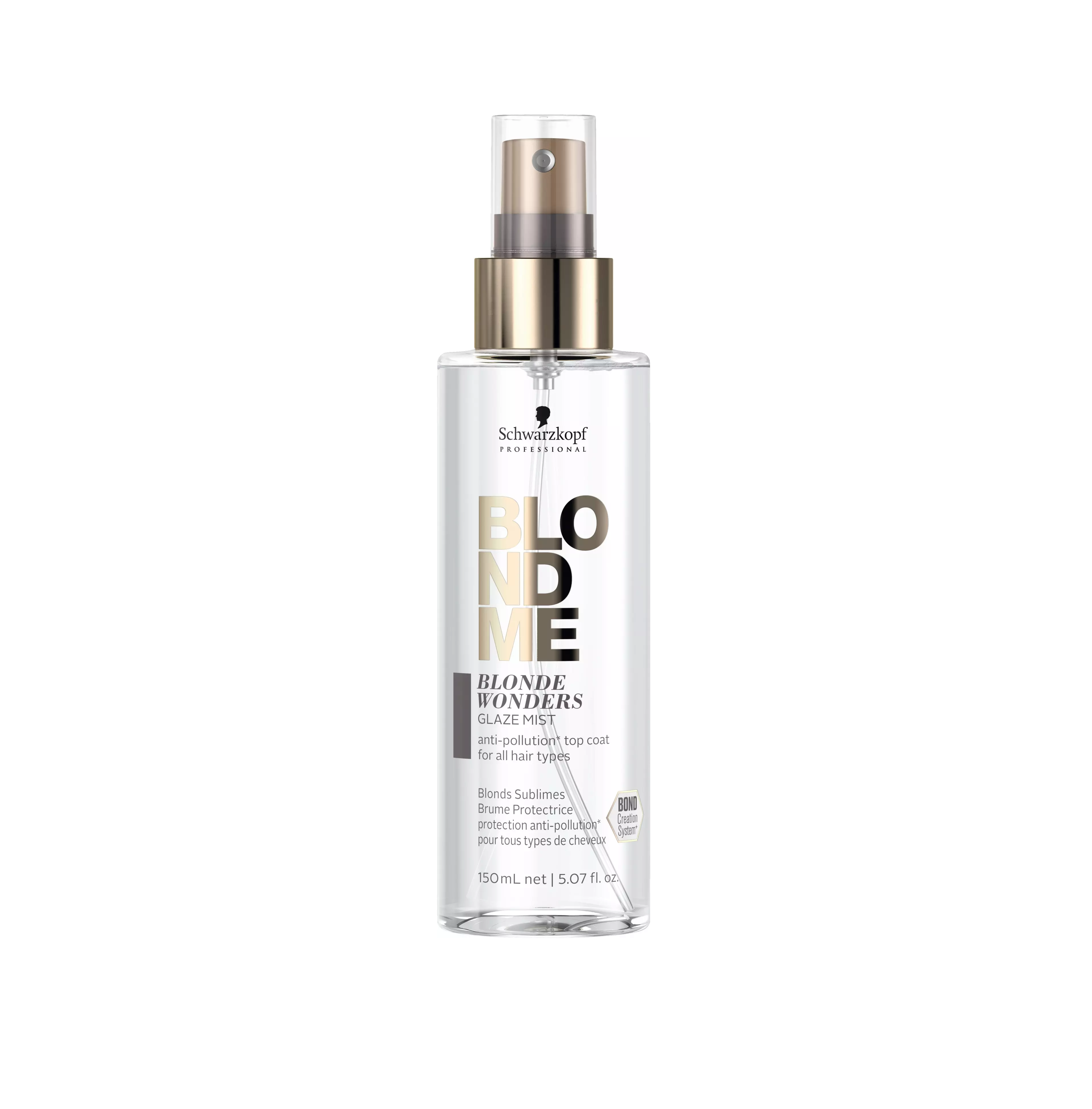 SCHWARZKOPF Blond Me Wonders Glaze Mist For All Hair Types 150ml شفارتسكوبف مست يقوي و يحمي الشعر الاشقر