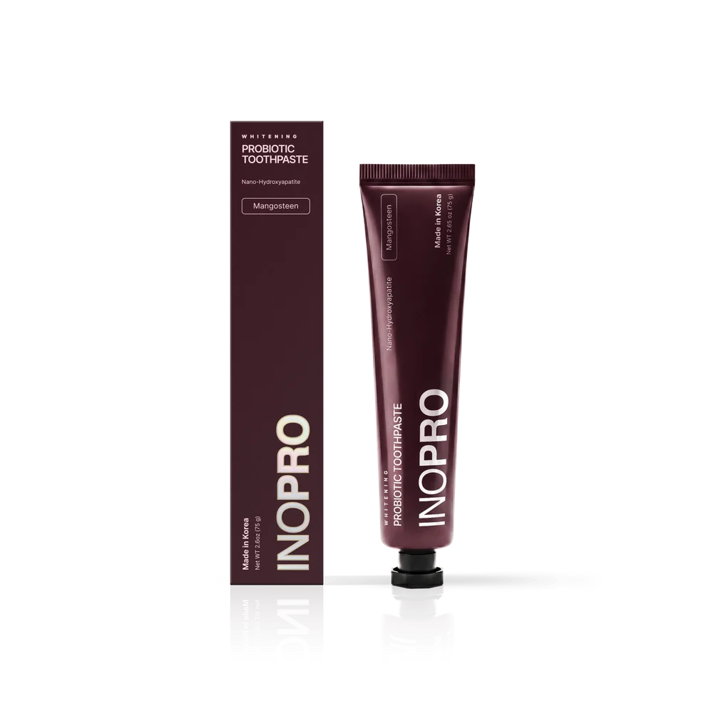 INOPRO Probiotic Toothpaste 75g - Mangosteen اينو برو معجون اسنان مبيض يدعم المينا