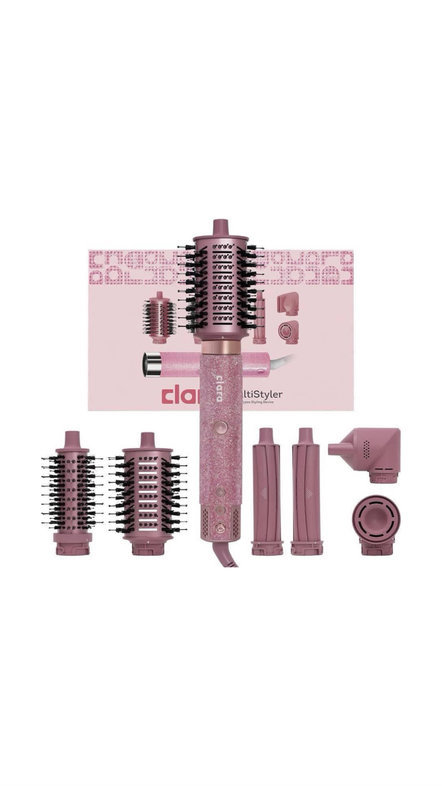 CLARA MULTI STYLER 6-IN-1 - BLING CANDY ROSE C33  كلارا جهاز تصفيف وتجفيف الشعر باللون الوردي