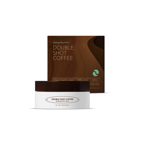 ORJENA Hydrogel Double Shot Coffee Eye Patch 90g (1.5g x 60pcs)  اورجينا بادات مستخلص حبوب القهوة لمنطقة حول العين توفر انتعاش وتقلل الانتفاخ 