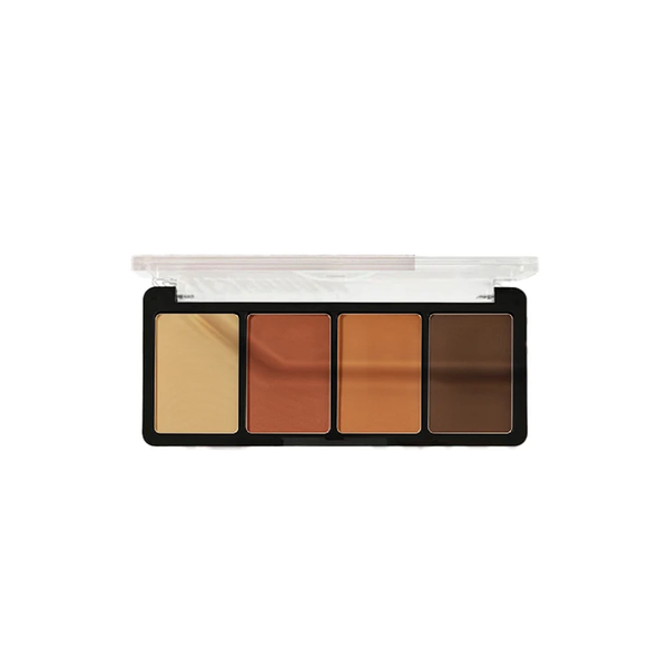 PUDAIER Cosmetics FOUR-COLORS WILD EYESHADOW PALETTE - 03  بوداير باليت ظلال عيون بلمسة مطفية