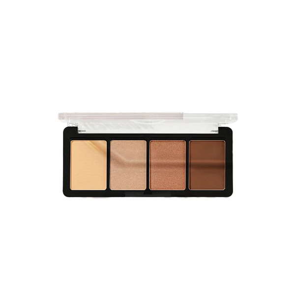 PUDAIER Cosmetics FOUR-COLORS WILD EYESHADOW PALETTE - 04  بوداير باليت ظلال عيون بلمسة مطفية