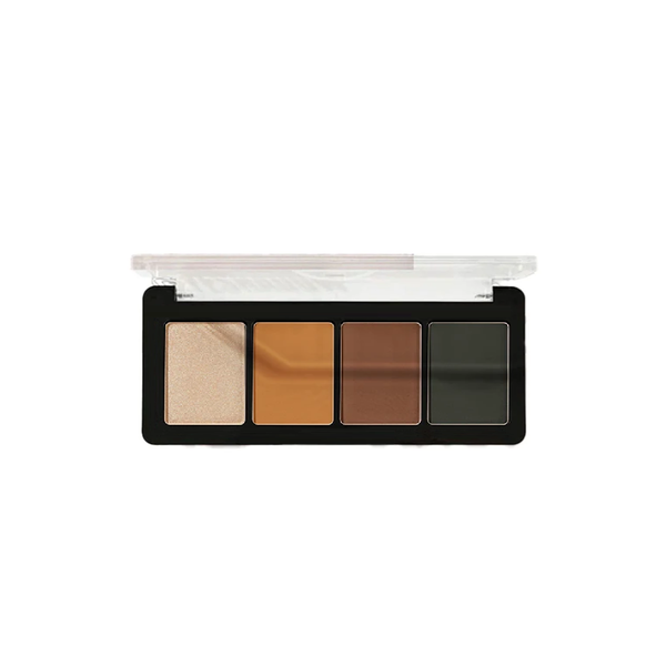 PUDAIER Cosmetics FOUR-COLORS WILD EYESHADOW PALETTE - 09  بوداير باليت ظلال عيون بلمسة مطفية