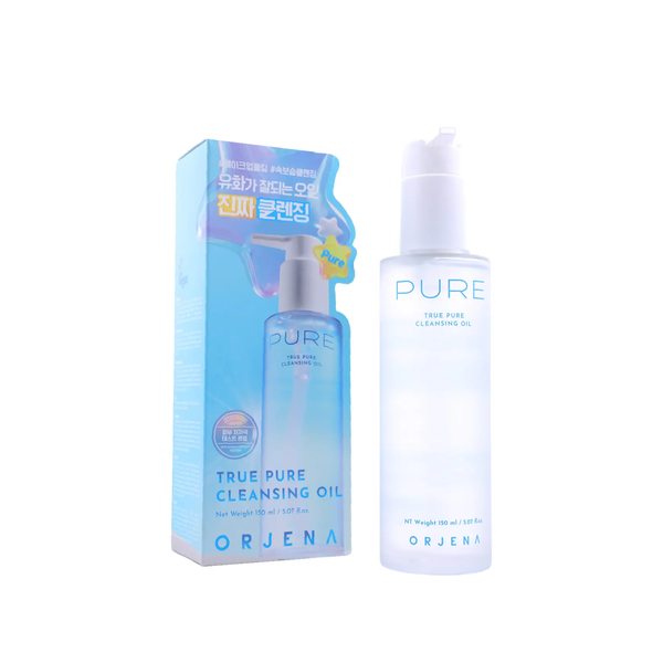 ORJENA True Pure Cleansing Oil 150ml  اورجينا غسول زيتي يذيب المكياج والأوساخ والشوائب المتراكمة على البشرة بلطف