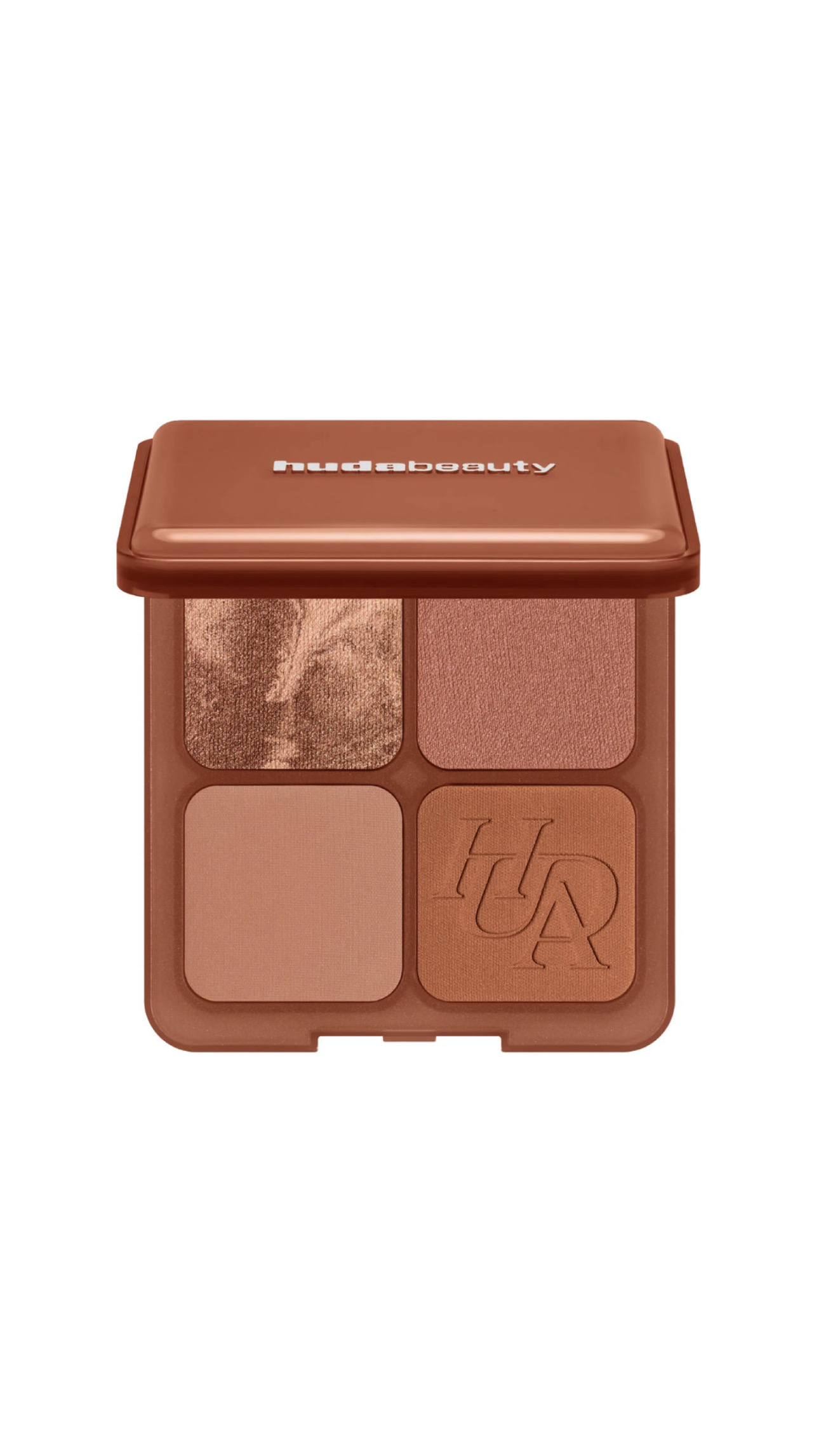 BRONZE FILTER BRONZER AND CONTOUR PALETTE - Medium هدى بيوتي باليت مكياج الوجه (برونزر،هايلايتر)
