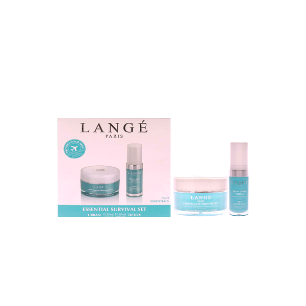 LANGE PARIS Essential Survival Detox Set (Cream 50ml + Serum 20ml)  لانجي مجموعة العناية بالبشرة