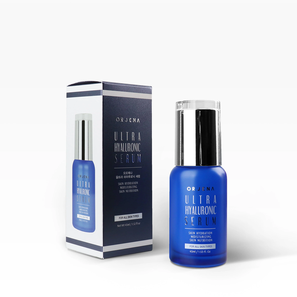 ORJENA Ultra Hyaluronic Serum 45ml  اورجينا سيروم حمض الهيالورونيك يوفر ترطيباً مكثفاً ويساعد على الاحتفاظ بالرطوبة