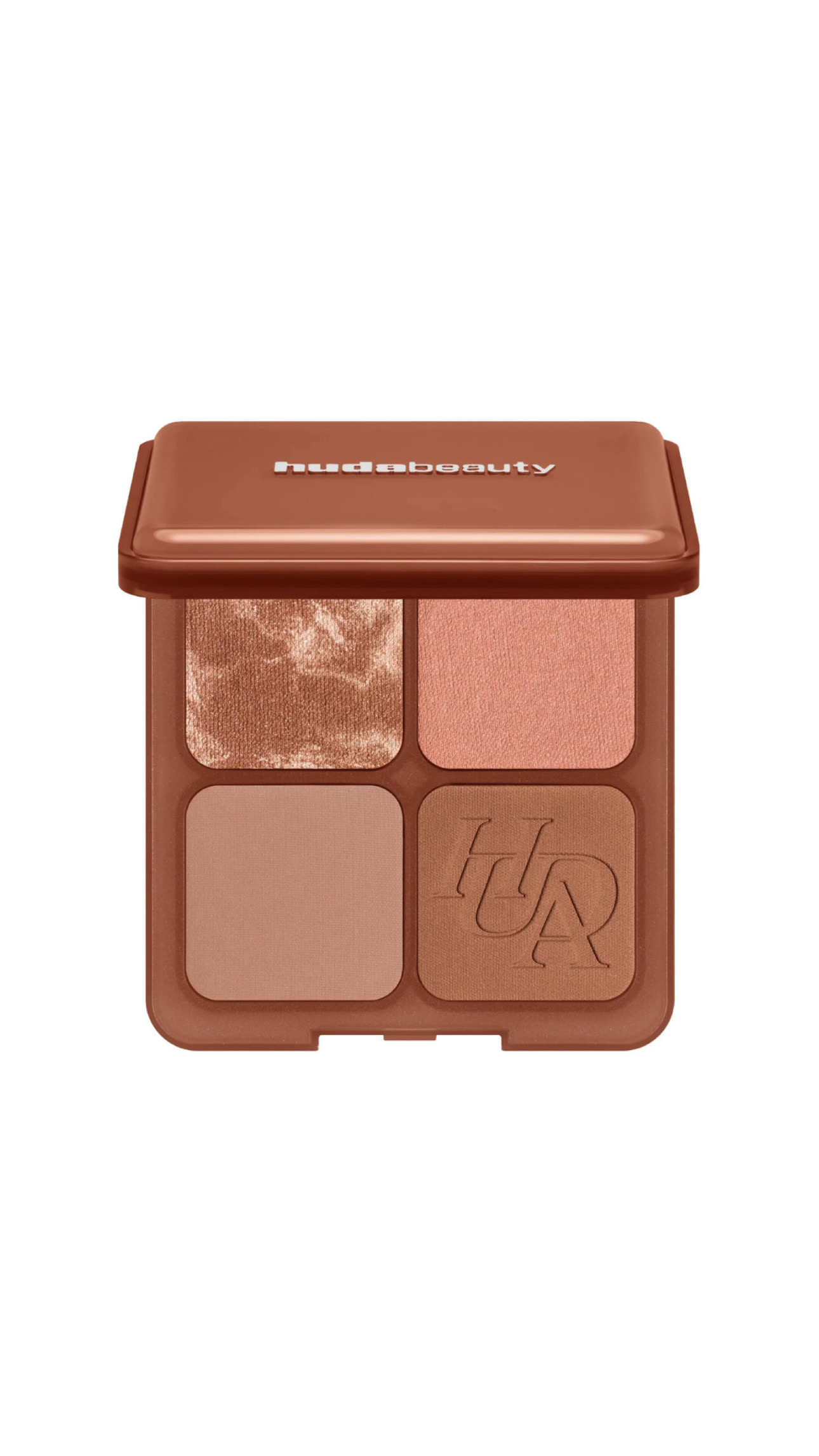 HUDA BEAUTY BRONZE FILTER BLURNING BRONZER AND CONTOUR PALETTE - Light هدى بيوتي باليت مكياج الوجه (برونزر،كونتور)