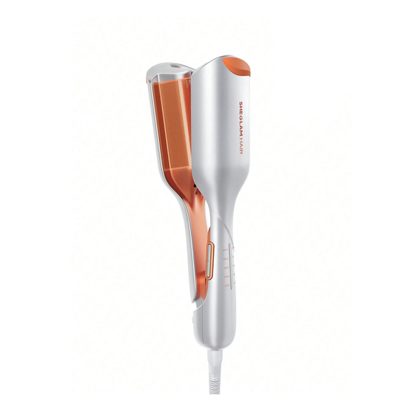SHEGLAM HAIR Beach Babe Hair Waver - Silver  شيكلام جهاز إحترافي لتمويج وتصفيف الشعر