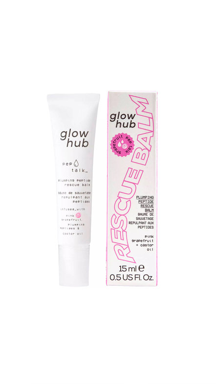 GLOW HUB PEP TALK PLUMPING PEPTIDE RESCUE BALM 150ml گلو هوب مرطب مغذي ومكبر للشفاه