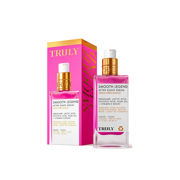 TRULY Smooth Legend After Shave Serum 90ml  ترولي سيروم للعناية بالبشرة بعد الحلاقة ينعم الملمس الخشن والنتوءات ويحسن مظهر المسام