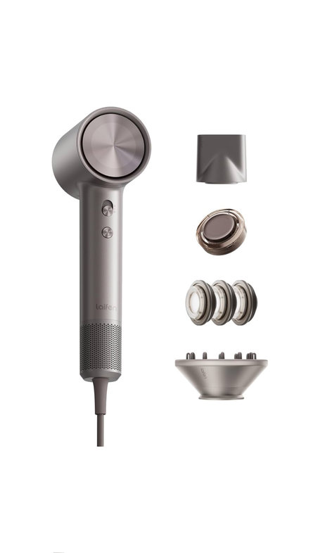 LAIFEN SWIFT 4 HIGH-SPEED HAIR DRYER - Titanium لايفن شسوار متطور مصفف ومجفف للشعر بتقنية عالية السرعة باللون التيتانيوم المصقول