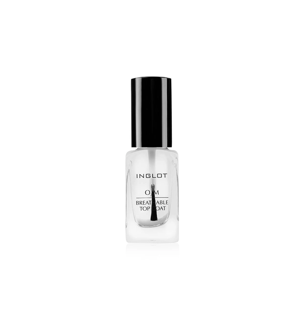 INGLOT O2M Breathable Top Coat 11ml  انجلوت طبقة علوية تسمح بمرور الاوكسجين وتعزز لمعان وثبات اللون