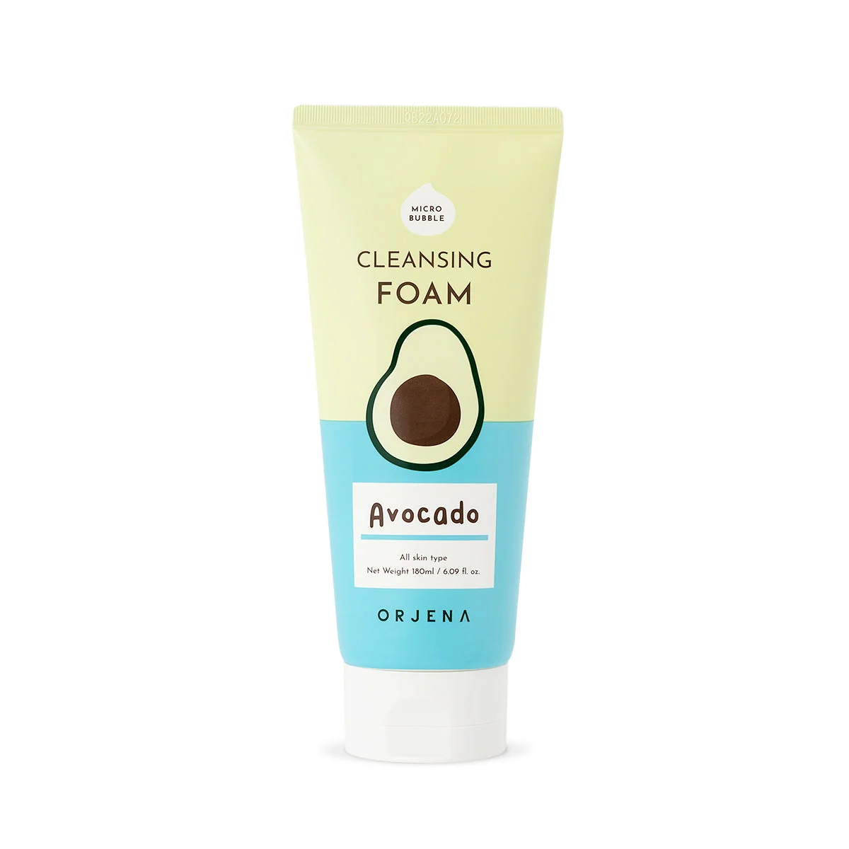 ORJENA Smile Day Cleansing Foam 180ml - Avocado  اورجينا غسول رغوي يغذي ويحسن مرونة البشرة غني بخلاصة الأفوكادو