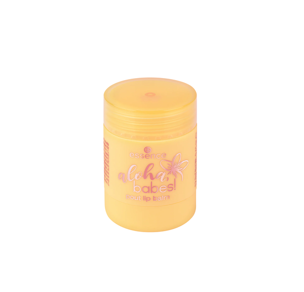 ESSENCE aloha, babes! pout lip balm - 01  اسنس ستك مرطب لشفاه برائحة جوز الهند