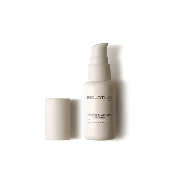 INGLOT LAB LIFTING & SMOOTHING EYE CREAM 20ml  انجلوت كريم يرطب منطقة حول العين ويقلل مظهر الهالات السوداء والانتفاخات