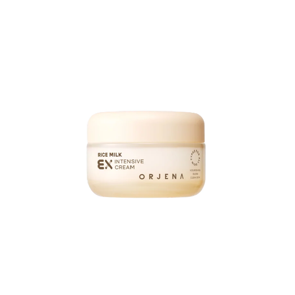ORJENA Rice Milk EX Intensive Cream 55ml  اورجينا كريم حليب الارز المرطب للبشرة يوحد اللون ويعزز الاشراقة والنعومة