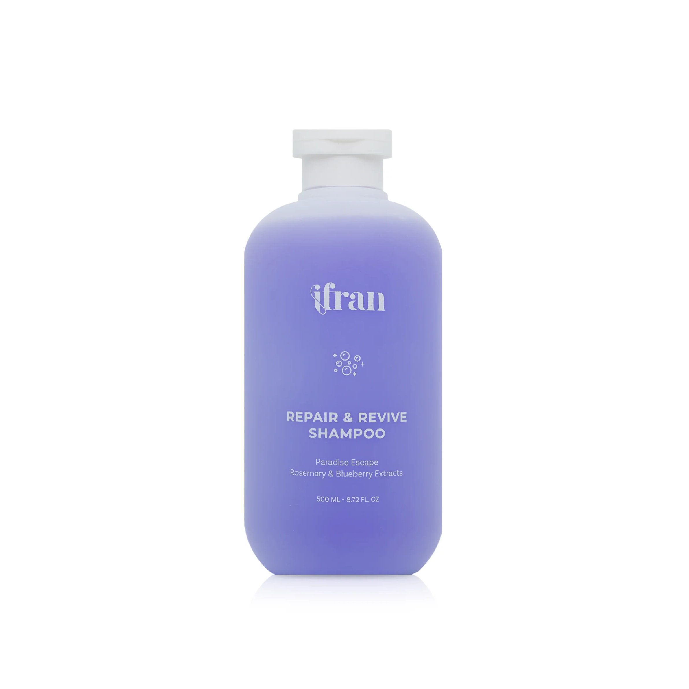 IFRAN Repair & Revive Shampoo for dry hair 500ml  ايرفان شامبو لشعر الجاف ينظف بلطف ويرطب بعمق ويمنح الشعر نعومة