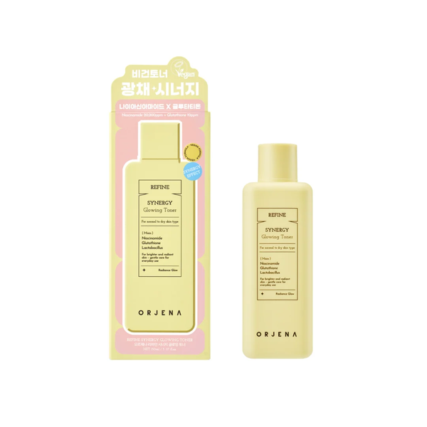 ORJENA Refine Synergy Glowing Toner 150ml  اورجينا تونر مرطب يعزز اشراقة البشرة غني بالنياسيناميد