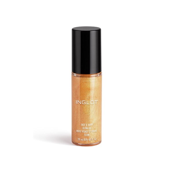 INGLOT Face & Body Glow Oil 28ml انكلوت زيت يرطب البشرة والشعر، يغذيها، يوحّد لونها، ويمنحها لمعانًا