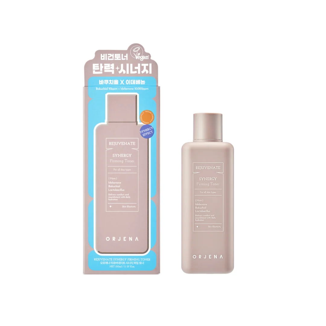 ORJENA Rejuvenate Synergy Firming Toner 150ml  اورجينا تونر مرطب يحسن مظهر مرونة البشرة ونعومتها ويقلل من مظهر الخطوط الدقيقة