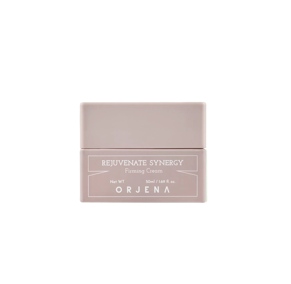 ORJENA Rejuvenate Synergy Firming Cream 50ml  اورجينا كريم يحسن مظهر مرونة البشرة ونعومتها ويعزز اشراقتها غني بالباكوتشيول والإيديبينون