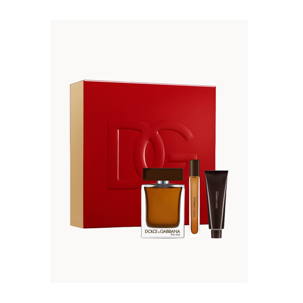 DOLCE & GABBANA The One For Men Eau De Parfum Trio Gift Set (100ml + 10ml + Shower Gel 50ml)  دولجي كابانا مجموعة هدايا للرجال
