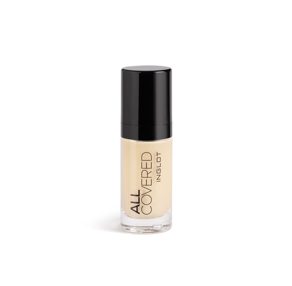 INGLOT All Covered Face Foundation 30ml  انجلوت كريم اساس سائل 