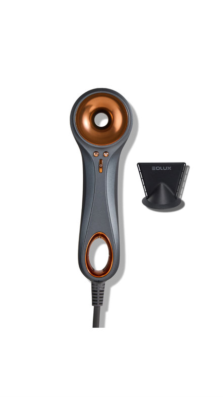 EOLUX SECADOR IÓNICO EX01 BLACK - 1500w يولوكس جهاز أيوني متطور لتجفيف وتصفيف الشعر
