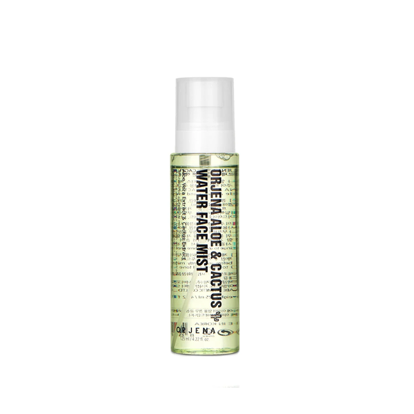 ORJENA ALOE & CACTUS Water Face Mist 125ml  اورجينا رذاذ مرطب للوجه يجمع الألوفيرا وماء الصبار لتوفير الترطيب والانتعاش