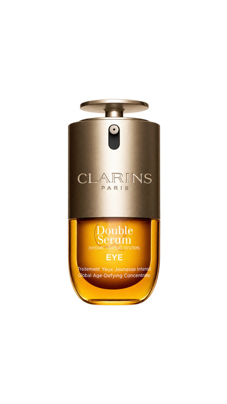 CLARINS DOUBLE SERUM EYE GLOBAL AGE-DEFYING CONCENTRATE NEW 20ml كلارنس سيروم مزدوج بإصدار جديد للعناية بمنطقة حول العين