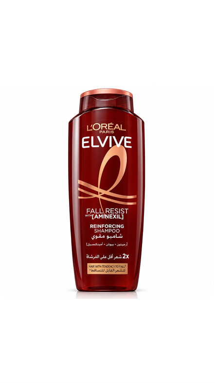 LOREAL Paris Elvive Fall Resistant Reinforcing Shampoo 600ml  لوريال إلفيف شامبو مقوي للشعر مقاوم للتساقط
