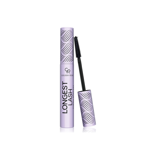 GOLDEN ROSE LONGEST LASH TUBING 9ml  كولدن روز مسكارا مصممة لإبراز طول الرموش ومنحها مظهراً أكثر كثافة