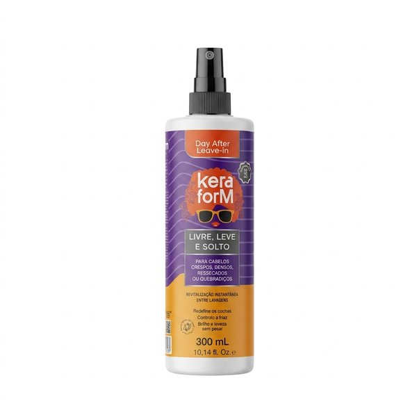 KERAFORM Day After Leave-In 300ml كيرافورم بخاخ ليف إن ينعش التجعيدات، يعيد تحديدها و يرطب الشعر