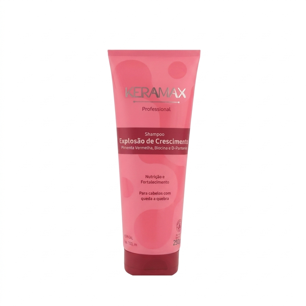 KERAMAX PROFESSIONAL Growth Explosion Shampoo 250ml كيراماكس شامبو ينظف فروة الرأس بلطف و يغذي الشعر