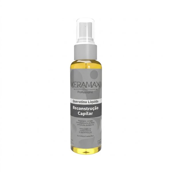 SKAFE KERAMAX Queratina Liquida Reconstrcao Capilar 120ml سكافي سيروم يعيد بناء الشعر التالف بالكيراتين والكرياتين
