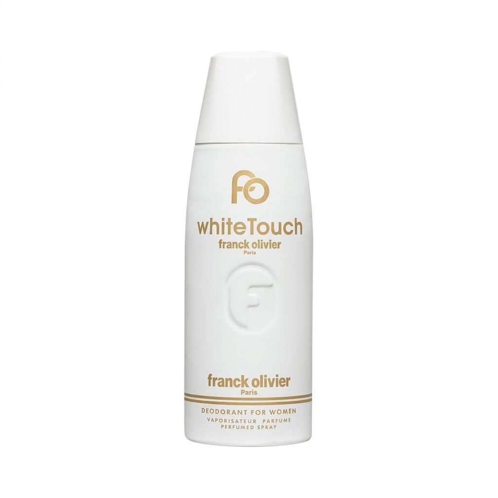FRANCK OLIVIER White Touch Deodorant For Women 250ml فرانك اوليفر بخاخ مزيل عرق للنساء بنفحات الورد والليمون