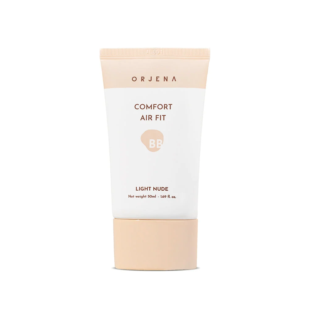ORJENA Comfort Air Fit BB Cream 50ml - Light Nude  اورجينا بي بي كريم بلمسة طبيعية ناعمة