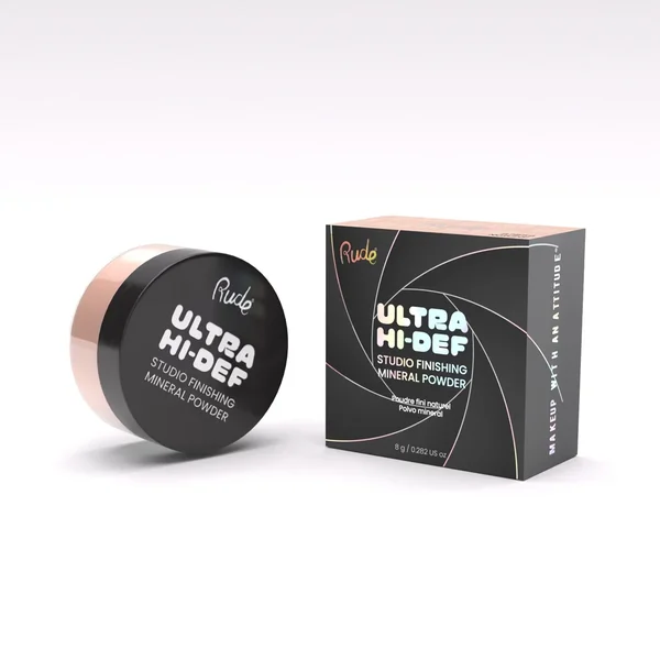RUDE Ultra Hi-Def Studio Finishing Mineral Powder 8g رود بودرة معدنية تُخفي المسام والخطوط
