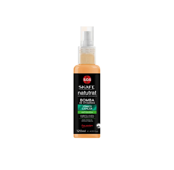 SKAFE SOS Natutrat Bomba De Vitaminas Tonico Capilar Antiqueda 120ml سكافي تونر يدعم فروة الرأس ويقوّي الشعر الضعيف