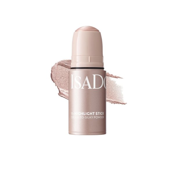 ISADORA The Highlight Stick Creamy To Silky Powder ايزادورا هايلايتر خفيف يمنح توهجاً مخملياً ناعماً