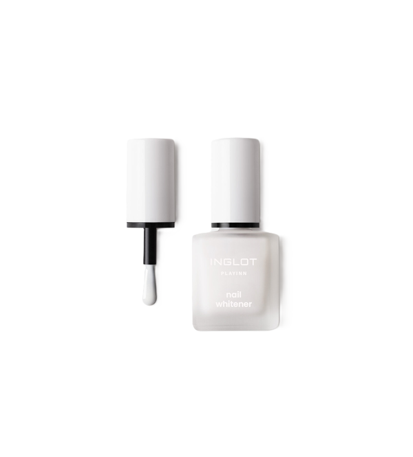 INGLOT PLAYINN NAIL WHITENER 15ml - 04  انجلوت طلاء اظافر مقوي ومبيض